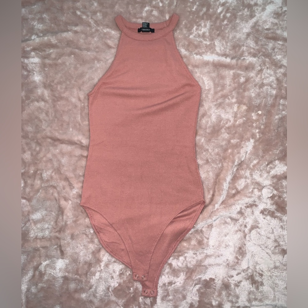 Forever 21 pink bodysuit size small